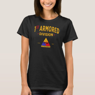 1e Pantserdivisie "Oude Ironsides" Vrouwen T-shirt