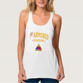1e Pantserdivisie "Oude Ironsides" Vrouwen Tanktop