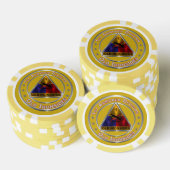 1e pantserdivisie poker chips (Opstapeling)