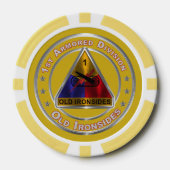 1e pantserdivisie poker chips (Voorkant)