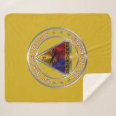 1e pantserdivisie sherpa deken (Voorkant (horizontaal))