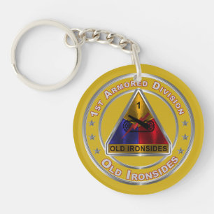 1e pantserdivisie sleutelhanger
