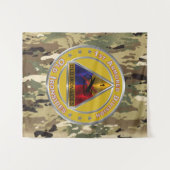 1e pantserdivisie wandkleed (Voorkant (horizontaal))