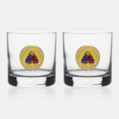 1e pantserdivisie whisky glas (Voorkant)