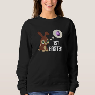 1e Pasen Christelijk Goede Vrijdag Pasen Bunny Oos Trui