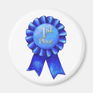 1e plaats blauwe lintmagneet magneet