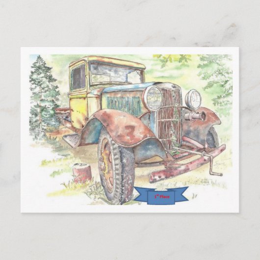 1e plaats briefkaart (Voorkant)