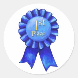 1e plaats lint Stickers