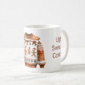 1e plaats Winnaar Ugly Sweater Contest Gingerbread Koffiemok (Voorkant rechts)