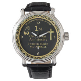 1e priesterwijding jubileum geschenk PERSOONLIJK Horloge