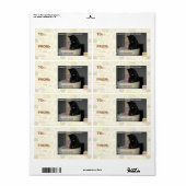 1e regel als ik Ma Bed 2 ga delen Etiket (Full Sheet)