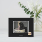 1e regel als ik Ma Bed ga delen Briefkaart (Staand voorkant)