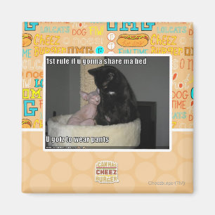 1e regel als ik Ma Bed ga delen Magneet