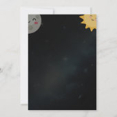 1e reis Moderne Waterverf Ruimte 1e verjaardag Jon Kaart (Achterkant)