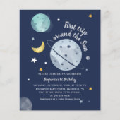 1e reis rond de buitenruimte van de zon (Voorkant)