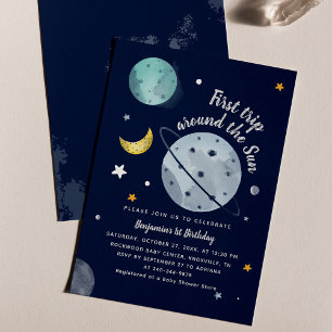 1e reis rond de buitenruimte van de zon