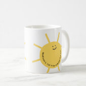 1e reis rond de eerste zondag koffiemok (Voorkant rechts)