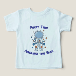 1e reis rond de zon verjaardag astronaut