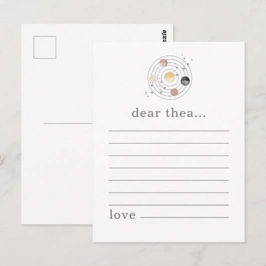 1e reis rond de zontijd Capsule Advice Kaart (Voorkant / Achterkant)