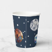 1e reisweg Waterverf buitenruimte Papieren Bekers (Rechts)