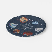 1e reisweg Waterverf buitenruimte Papieren Bordje (Gekanteld)