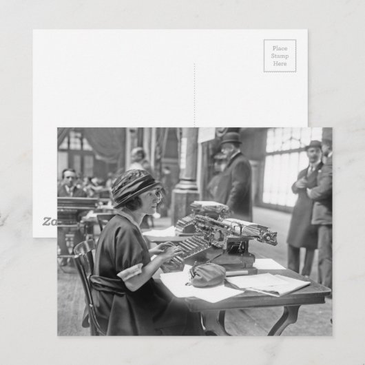 1e rekenmachine wedstrijd 24 april 1921 briefkaart (Voorkant / Achterkant)