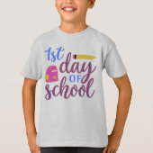 1e schooldag t-shirt (Voorkant)