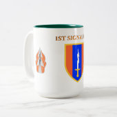 1E SIGNAAL-BRIGADE TWEEKLEURIGE KOFFIEMOK (Voorkant links)