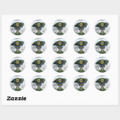 1e Special forces Groene Baretten flash Sticker (Vel)