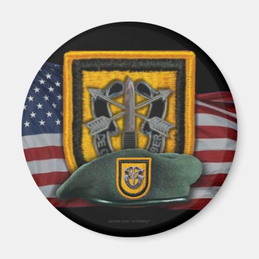 1e Special Forces Groep Flash Vietnam magneet vete (Voorkant)