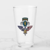 1e Special Forces Group (Airborne) Eagle Glas (Voorkant)
