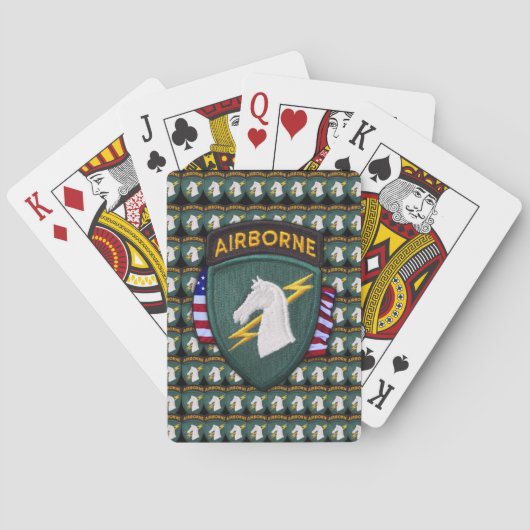 1e Special OPS USASOC USSOCOM Poker Kaarten (Achterkant)