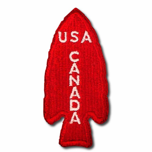 1e Special Service Force Fotosculptuur Staand Fotobeeldje (Voorkant)