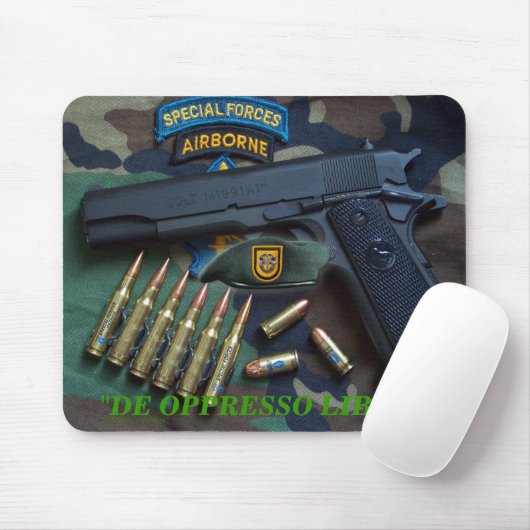 1e speciale eenheden fort lewis veteraan Mousepad Muismat (Met muis)