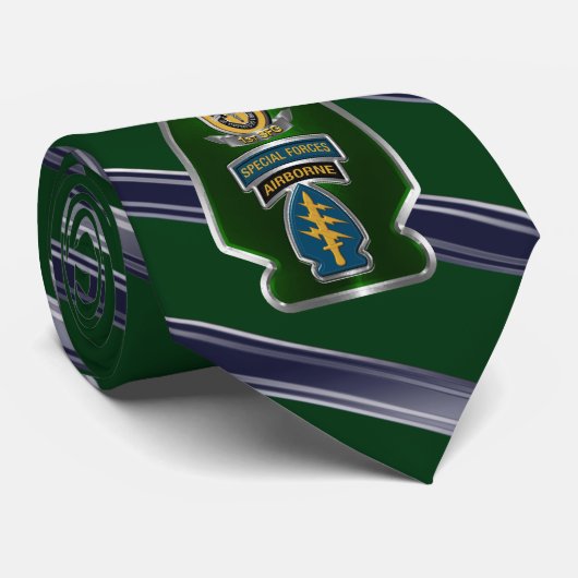 1e speciale groep van de strijdkrachten in de luch stropdas (Opgerold)