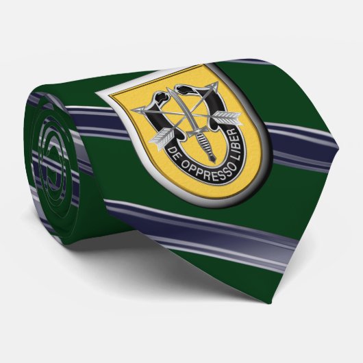 1e speciale groep van de strijdkrachten in de luch stropdas (Opgerold)