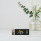 1e speciale groep van de strijdkrachten , irak vet mini visitekaartje (Staand voorkant)