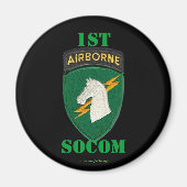 1e speciale operaties commando socom patch Magnet (Voorkant)