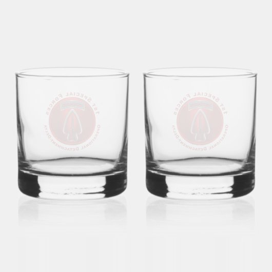 1e Speciale Operationele Detachering Delta Whisky Glas (Achterkant)