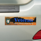 1e speciale OPS SOC Delta Force Veterans Veterans Bumpersticker (Op auto)