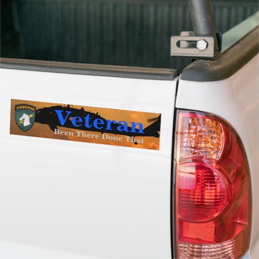 1e speciale OPS SOC Delta Force Veterans Veterans Bumpersticker (Op Truck)