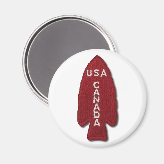 1e speciale servicemacht SSF Devils Brigade Vets Magneet (Voorkant / Achterkant)