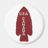 1e speciale servicemacht SSF Devils Brigade Vets Magneet (Voorkant)