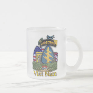 1e speciale strijdkrachten vietnam oorlog veterane matglas koffiemok