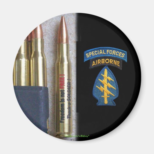 1e speciale troepenflardfw vfw iraq vet magnet (Voorkant)