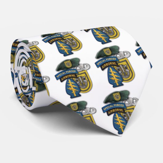 1e speciale troepenmacht flash irak vietnam reünie stropdas (Opgerold)