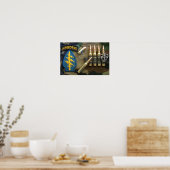 1e speciale troepenmacht groene berets irak flash  poster (Keuken)