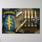 1e speciale troepenmacht groene berets irak flash  poster (Voorkant)