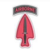 1e speciale troepenmacht — Operationeel Detachment Sticker (Voorkant)