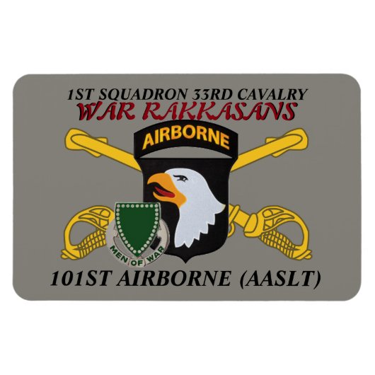 1E SQN 33D CAV 101E LUCHTMAGNEET MAGNEET (Horizontaal)